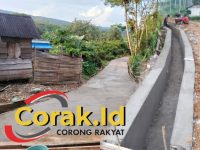 DD Tahap Pertama 2025, Pemdes Sukau Datang Bangun Jalan Usaha Tani dan Drainase