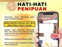 Nama Kasi Pidsus Kejari Lebong Dicatut, Modus Minta Uang Lewat WhatsApp