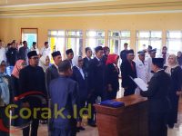Rotasi dan Promosi Jabatan Tanpa Demosi di Pemkab Lebong, Bupati Azhari Lantik 16 Pejabat