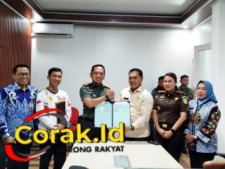 Bupati Lebong dan Kodim 0409/Rejang Lebong Teken Nota Kesepakatan Sinergi Pembangunan