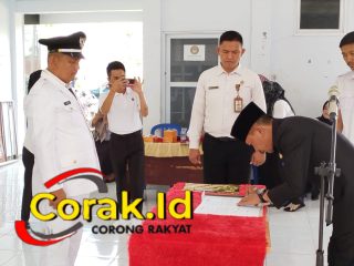 Bupati Lebong Tunjuk Rusyanto Sebagai Pjs Kades Sukau Datang I