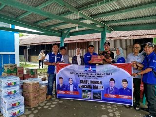 Partai Demokrat Lebong Tunjukkan Kepedulian Nyata untuk Korban Banjir