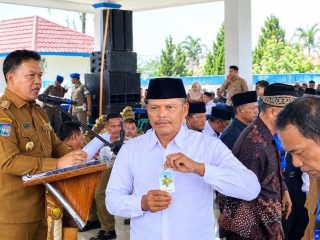 Bupati Lebong Buka Pengambilan Nomor Urut dan Gambar Calon Kades
